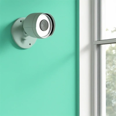 Miami vivint camera facing a window